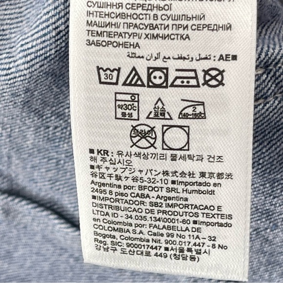 NWT Gap Fold Over Pockets High Waisted Denim Skirt
Medium Wash Size 26 / 2 - Picture 8 of 9